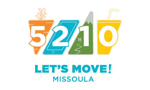 5-2-1-0 Let's Move! Missoula Logo