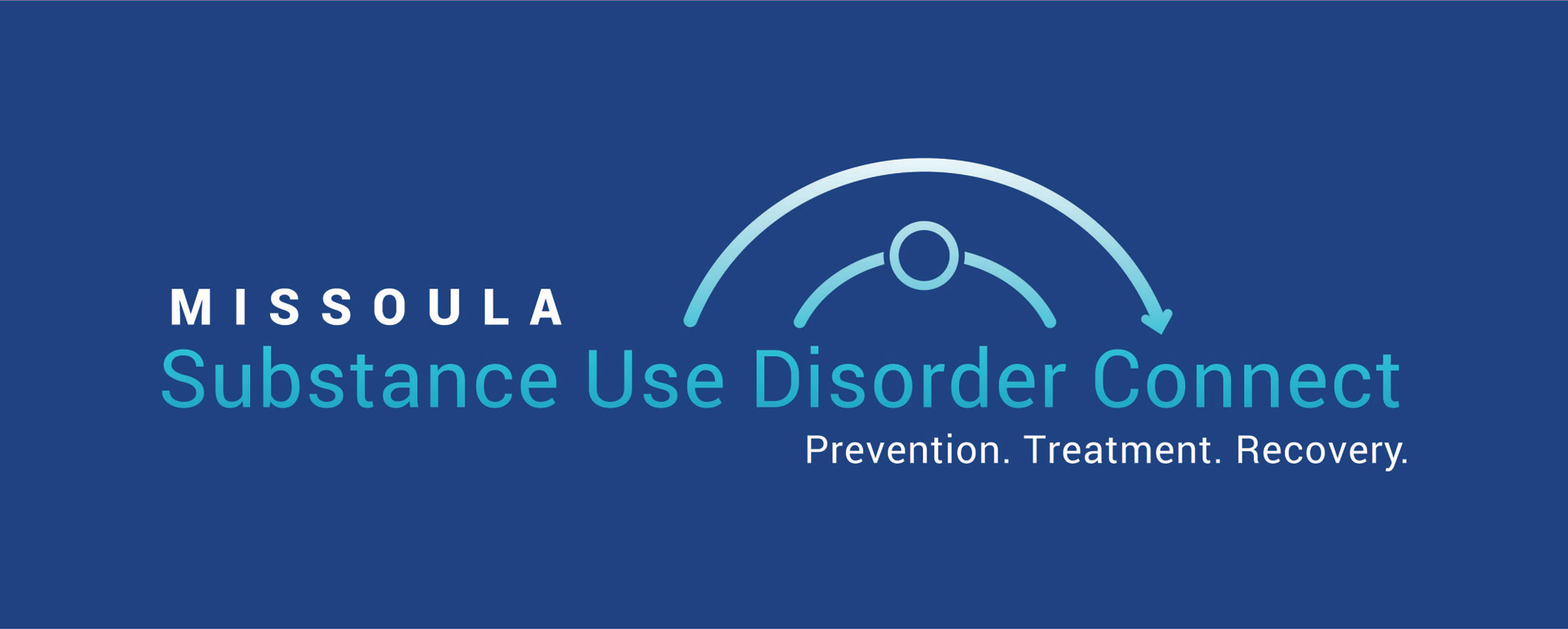 Missoula Substance use disorder connect logo. Prevention, treatment, recovery